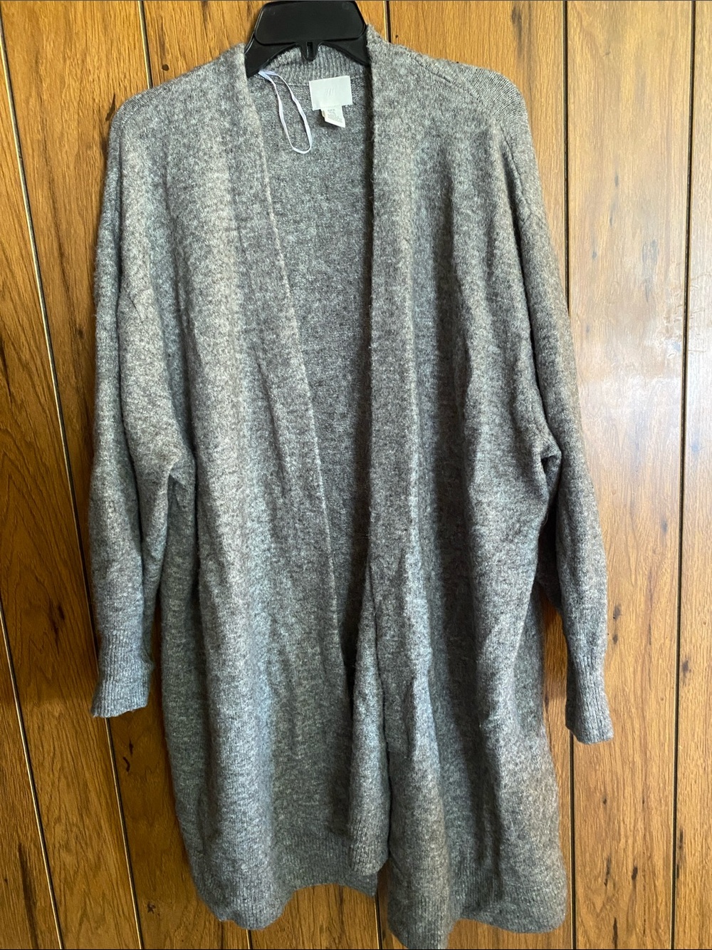 H&M Gray Open Knit Cardigan